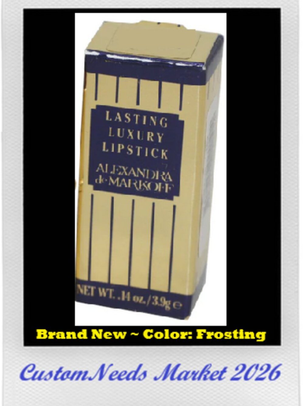 Alexandra de Markoff Lasting Luxury lipstick Frosting